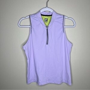 Tail Tech Quarter Zip Stretch‎ Athletic Tank Top